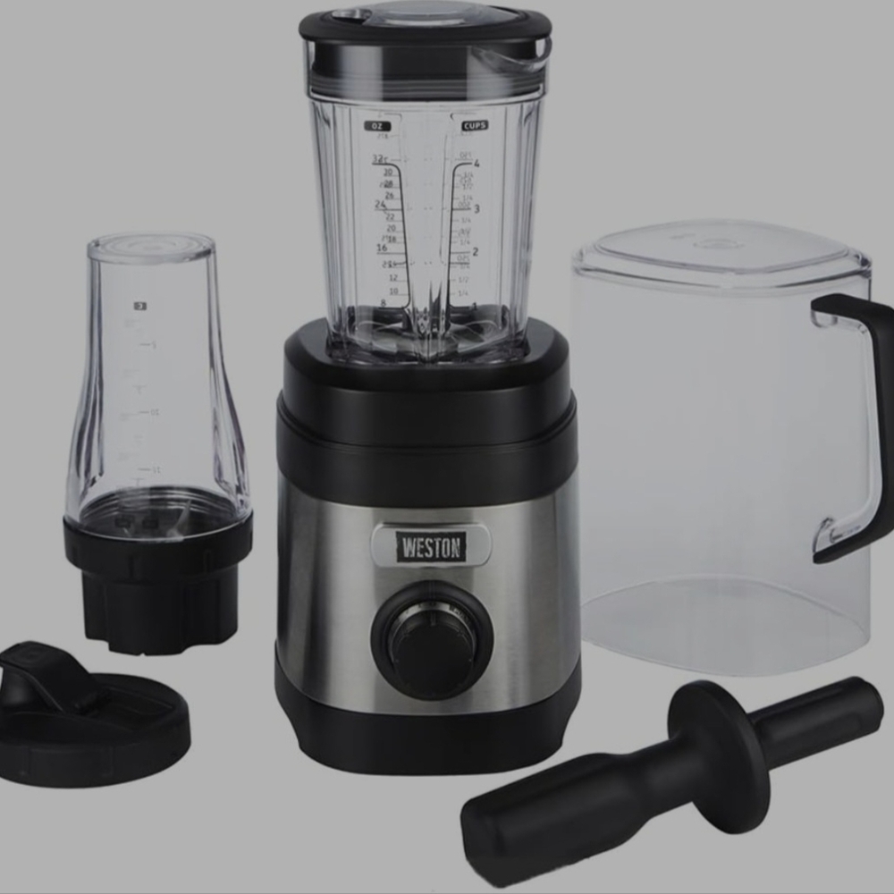 Black and Silver Blender Set